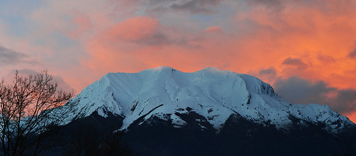 Ultimi raggi di sole sul Monte Serva! by Lo Da Ro, winter italy neve inverno belluno dolomiti veneto sonw monteserva parconazionaledolomitibellunesi