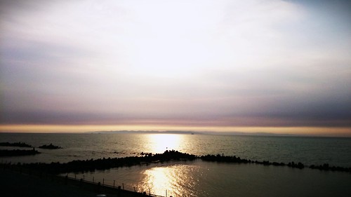sunset sea sun japan landscape scenery view 夕日 nigata 新潟