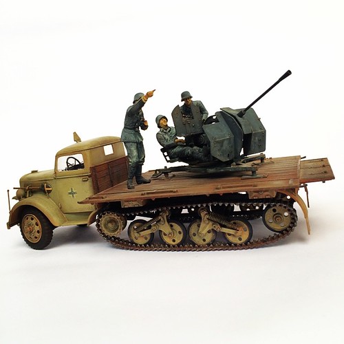 Opel Maultier w/ Flak 38  #wartanks #germany #axis #wwii #ww2 #scalemodel #scalemodels #war #modelism #diorama #modellismo #scalemodelkit #scalemodeling #modelkit #modelkits #plastickit #plastimodelkit #plasticmodel | by Irwan H Nuswanto