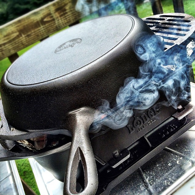 Need a lid? When cooking on a Lodge Sportsman Grill, this …