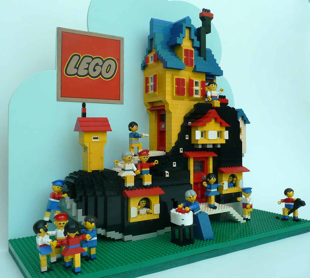 Dejlig Præfiks jungle Glued Lego Store Display | This is a glued Lego store displa… | Flickr