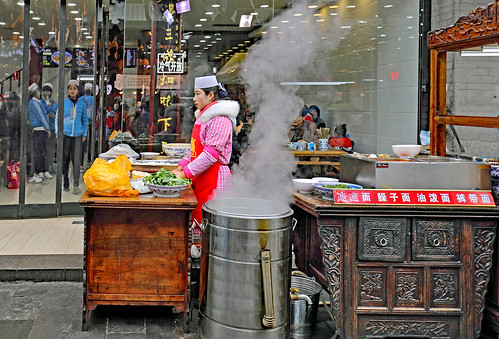 margnac jeanpaul xian street night beiyuanmen woman womanatwork seller rue nuit china chine