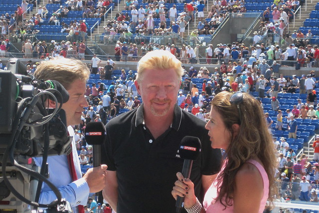 Sky Sports interview with Boris Becker - 2014 US Open