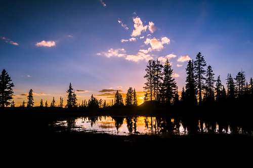 camping trees sunset mountain water pine utah pond nikon hiking bald backpacking d7000 pwpartlycloudy