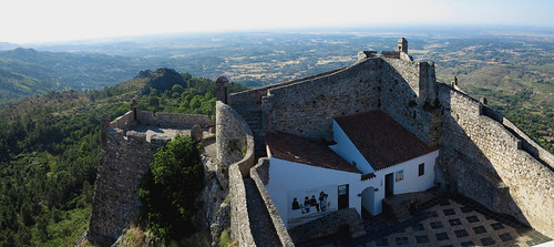 castle architecture landscape marvao fortess
