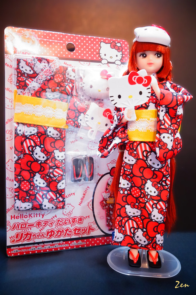 Costume only SANRIO Liccachan ✖ Hello Kitty Room Wear Rika-chan Takara Tomy 