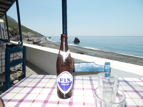 Greek beer in Agios Pavlos