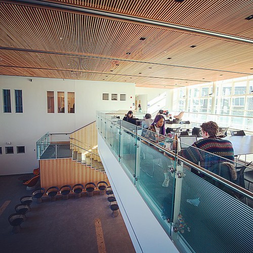 New favorite place to study? Second floor of Science Hall. #npsocial #sunynewpaltz #newpaltz