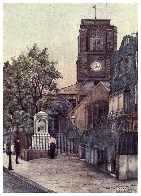 003-Iglesia de Chelsea-A Japanese artist in London (1910)- Yoshio Markino