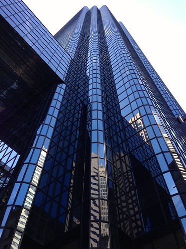 blue black reflection tower glass boston skyscraper district financial exchange exchangeplace
