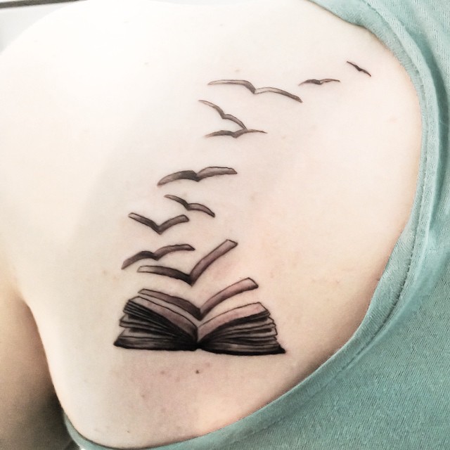 book #birds #tattoo #tatuaje #tatuagem #gugo #gugotattoo | Flickr