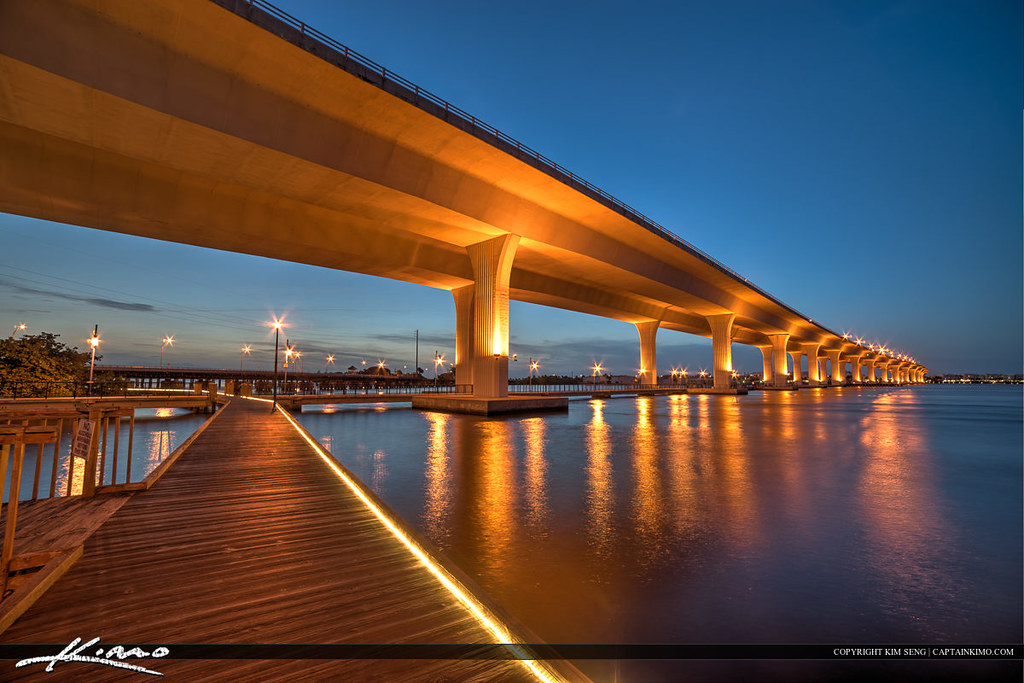 Stuart Bridge Roosevelt Bridge Stuart Florida Boardwalk | Multi-exposure H… | Flickr