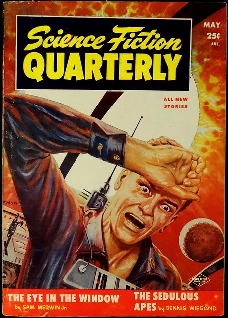 Science Fiction Quarterly Vol. 3, No. 5 (May, 1955). Cover by Ed Emsh