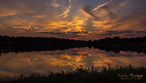 trees sunset lake reflection water clouds evening pond dusk michigan ottawa august 2014 westmichigan ottawacounty jenison