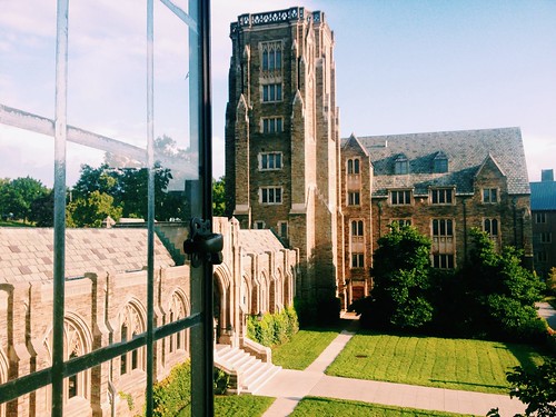 My morning view - Lyon Hall, Cornell University