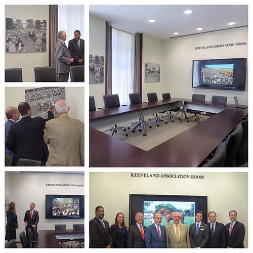 Thanks to @keeneland for the new state-of-the-art meeting space at Young Library! It will be a great asset for campus groups. #picstitch