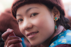 India - A Girl from Karsha, Zanskar valley