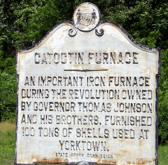 Catoctin Furnace Historical Marker.