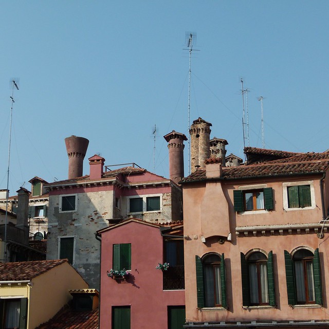 Chimneys and aerials - Venice, October 2011