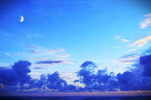 ocean blue sunset sea summer españa cloud sun yellow azul clouds mar spain galicia nubes islas ons pontevedra nube atlántico suset bueu océanoatlántico morrazo pwpartlycloudy
