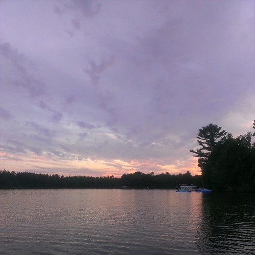 Day 6, August 7th, 2014 #sunset #vacation #summer #wisconsin #nofilter #rhinelander #MansonLake by brookeskarda, square squareformat iphoneography instagramapp uploaded:by=instagram
