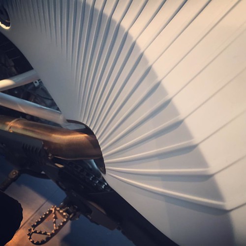 Incredible detailing. With @ankebodack at KISKA Design today. Their design work for  #husqvarna #motorbikes is phenomenal. So clean, modern, and forward thinking. @kiskadesign @husqvarnausa @husqvarna_usa #husqvarnaready #cardesign #DesignLife #futuristic | by Bryan Thompson Design