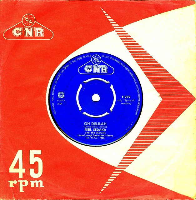 1 - Sedaka, Neil - Oh Delilah - NL - 1958