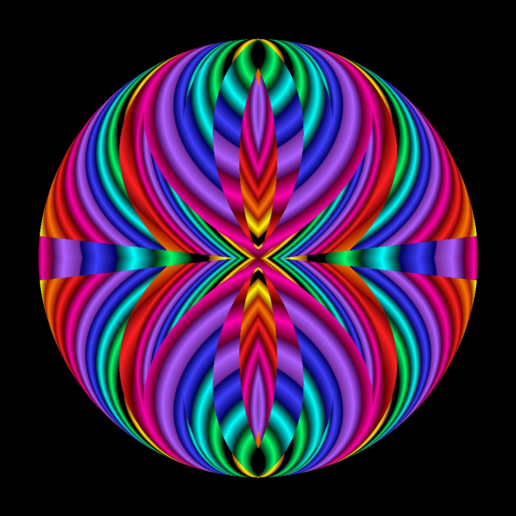 Rainbow Sphere | Created in Ultra Fractal. | abstractartangel77 | Flickr