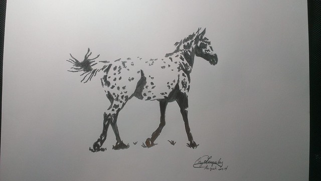 Coreys Art - Walking Horse-Img1