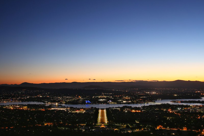 Australia - Canberra - Mount Ainslie Sunset