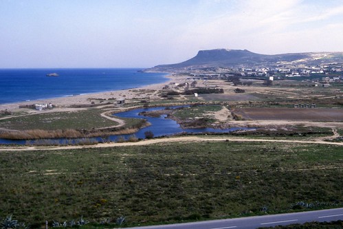 Western end of Karteros beach, Iraklion, 1988