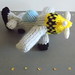 P51 Mustang Fighter Airplane Soft Toy