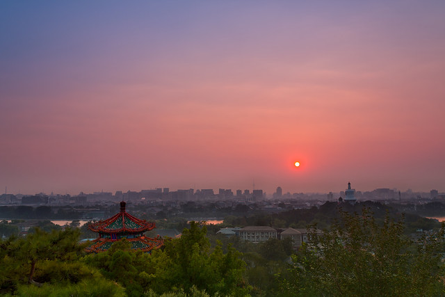 beijing sunset