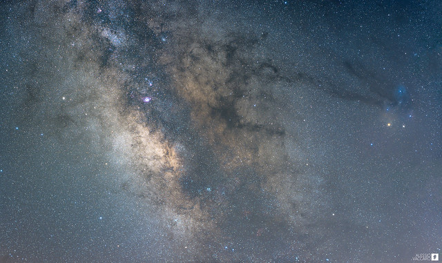 40 Mpx Stitch Milky Way and Antares Region