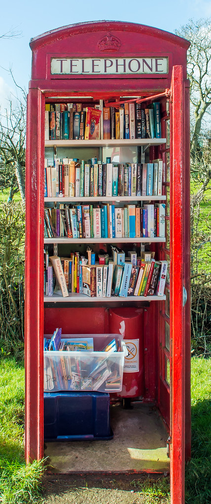 A Community Book Exchange In A Disused Phone Box At Brinkw Flickr