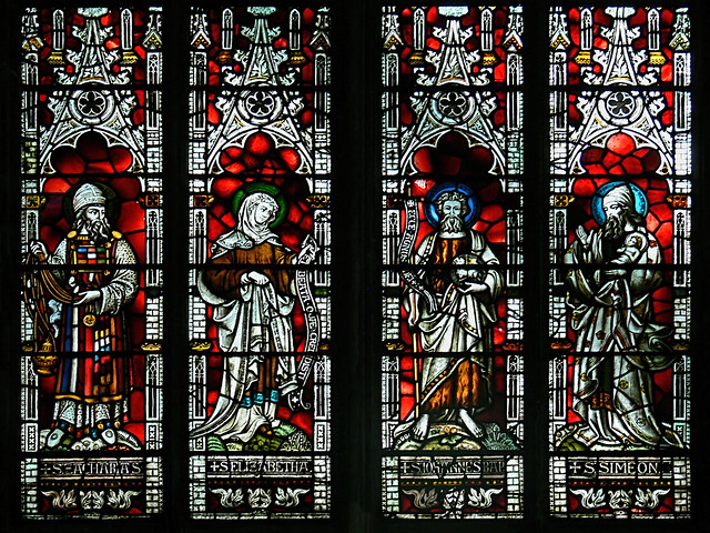 Sat, 06/18/2011 - 15:25 - Clerestory stained glass. Gloucester Cathedral 18/06/2011