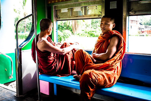Picture of the Day #34 - Monks on a Train