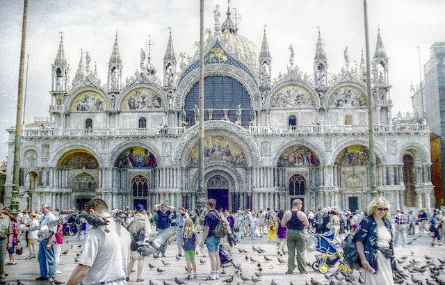 Basilica of Saint Mark, Venice: HDR (from single jpg) - 35mm SLR Film
