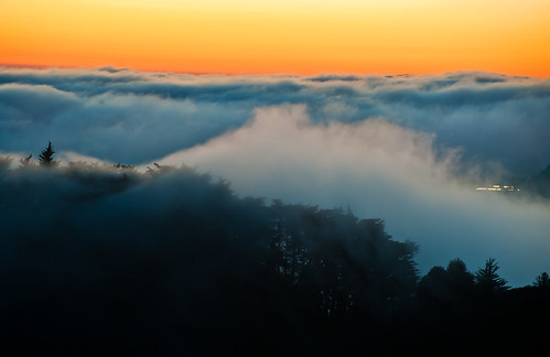 california county sunset summer orange black color silhouette northerncalifornia fog oakland nikon over foggy august bayarea eastbay alameda 2014 d700 hillerhighlands
