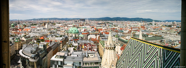 Vienna from Stephans Dom, Austria