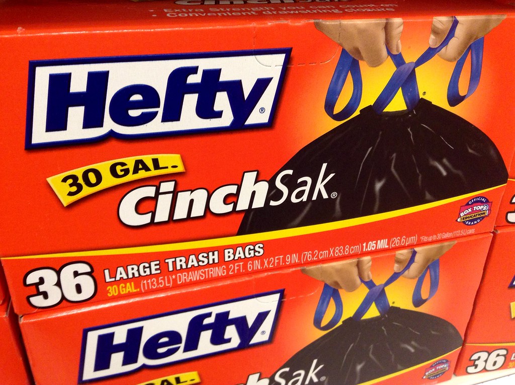 Order Hefty Cinch Sak Drawstring Trash Bags, 30 Gallon