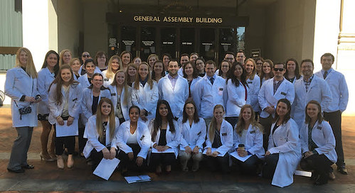 First-Year PA Students Participate in White Coats On Call Event At General Assembly