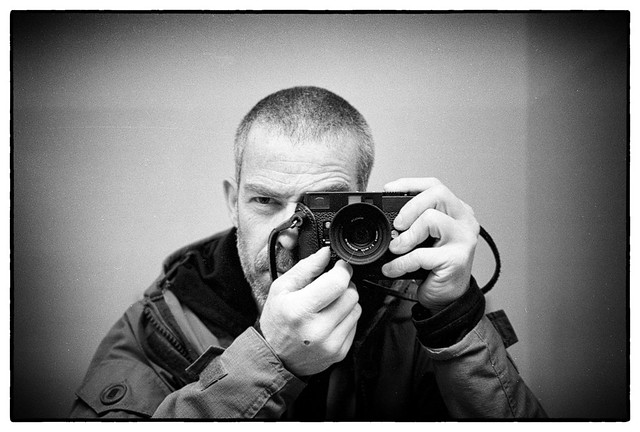 A boy and his new toy, minolta CLE