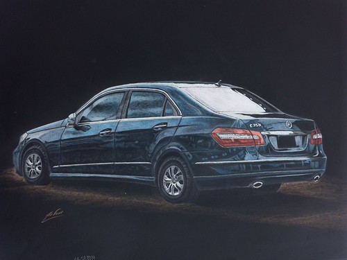 #drawing #draw #drawcar #drawingcar #drive #paint #painting #mercedes #w212 #art #cardesign #design | by שst457