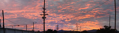 sunset panorama newmexico clouds telephonepole espanola