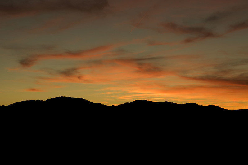 Atardecer en Castañar de Ibor