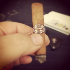 These are small but very nice #cigar #rafaelgonzalez #cubancigar #habana #gcs #51 #cigarians #cigarlife #cigarporn #cigarrprat #cigaraficionado #scm4l #swedishcigarmaffia #stogie #botl #sotl #nowsmoking