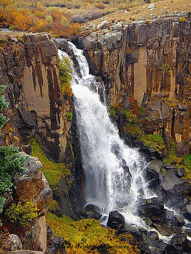 waterfall colorado geology volcanics