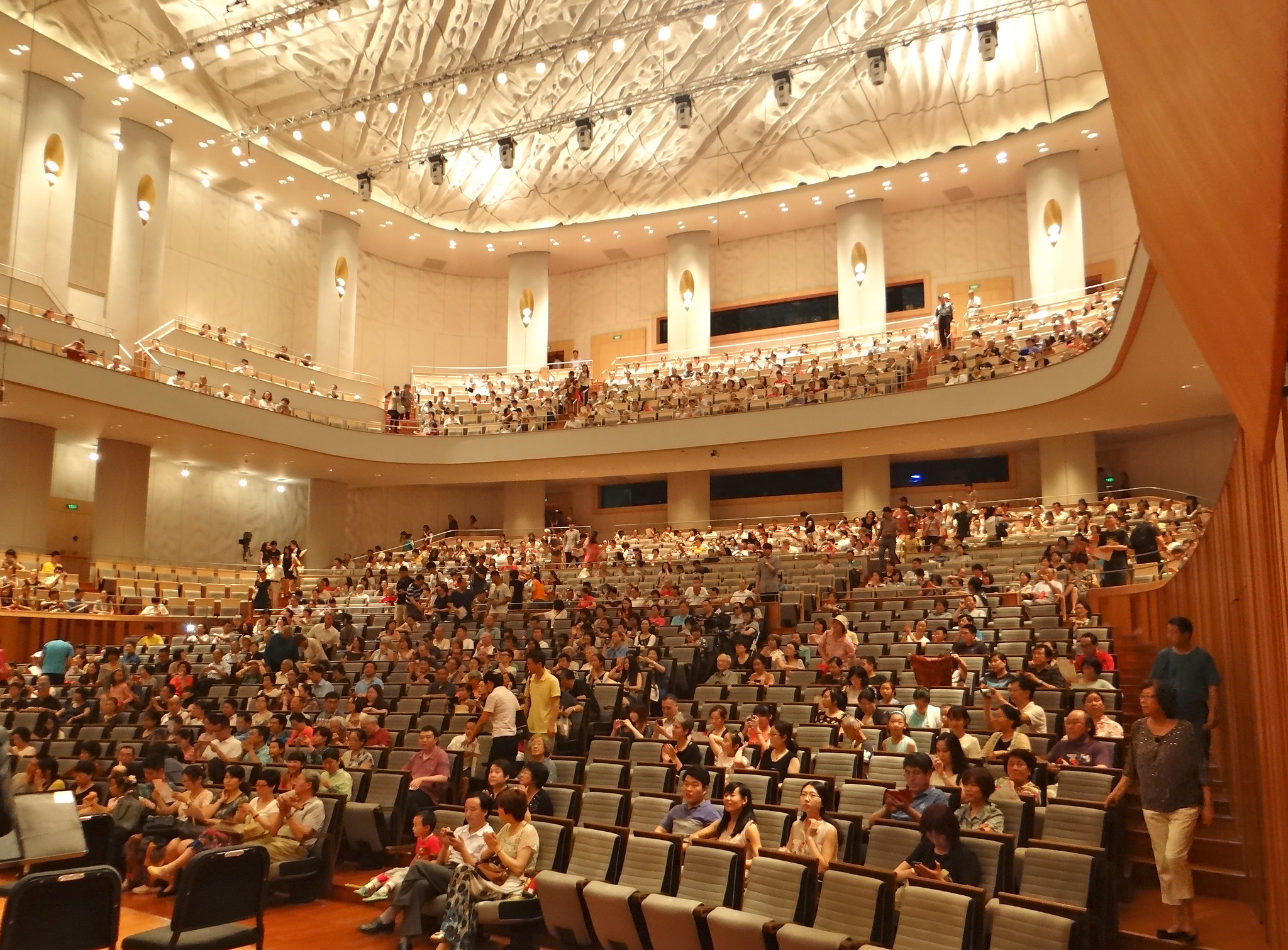 Gathering Audience for CYSO Beijing Concert @ National Centre for Performing Arts