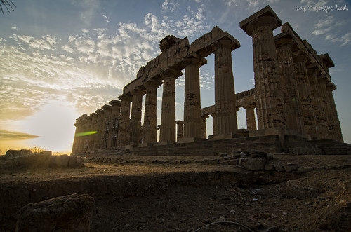 sunset temple ancient tramonto sicily pillars archeology antico sicilia goldenhour selinunte tempio selinus archeologia pilastri